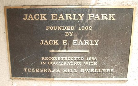 Jack Early Park Plaque